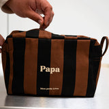 trousse rayures marrons noirs homme papa 3