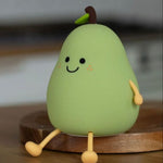 veilleuse rechargeable poire verte