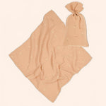wabi sabi birth gift swaddle print powder pink blossom nobodinoz 1