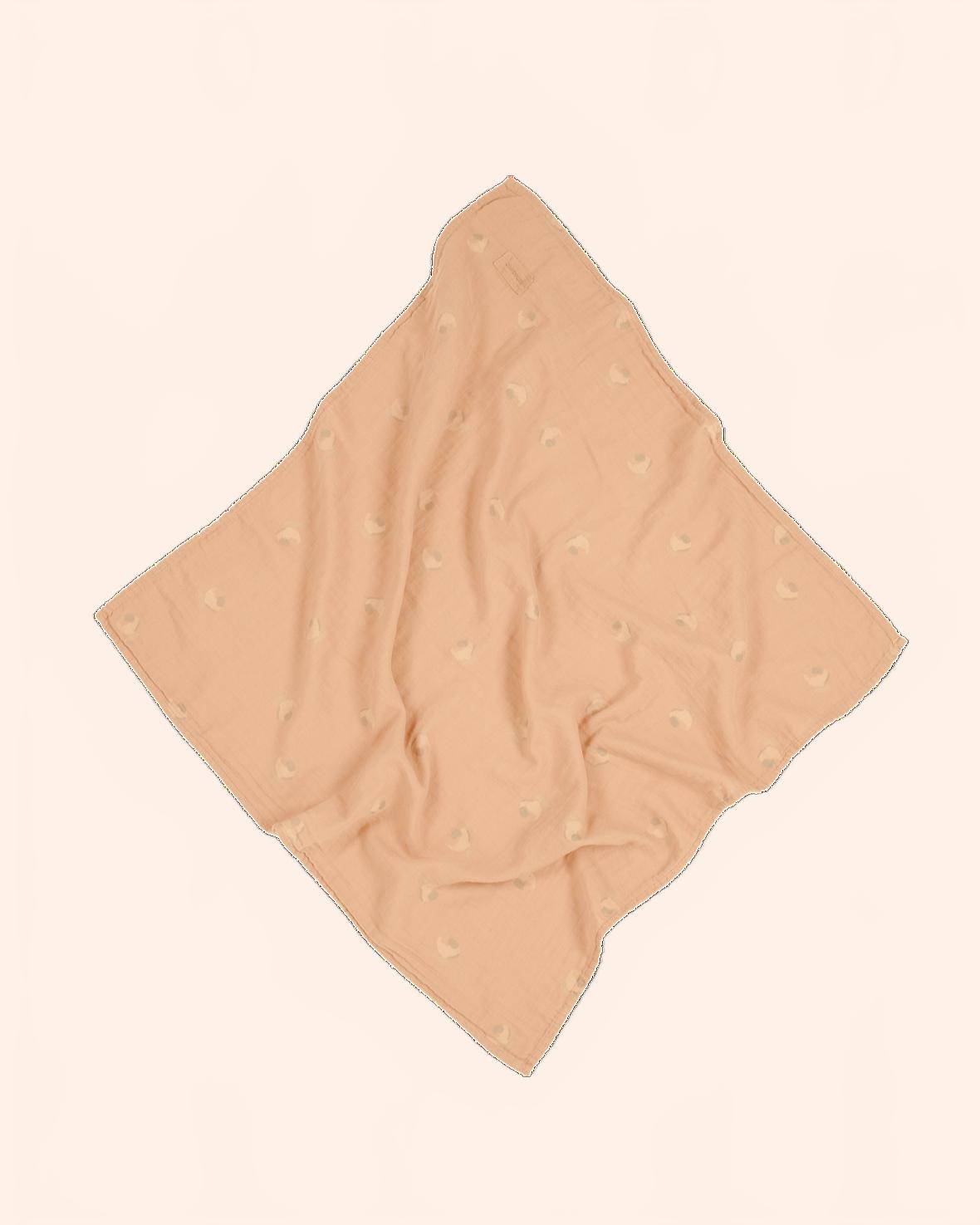wabi sabi birth gift swaddle print powder pink blossom nobodinoz 2